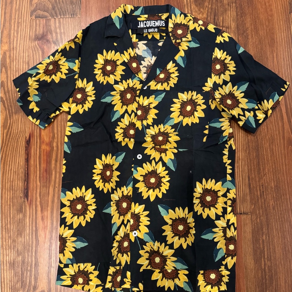 Jacquemus Sunflower Print Men's Shirt